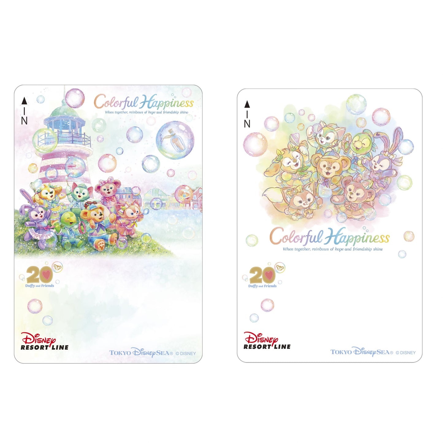 Duffy & Friends 紀念車票 Colorful Happiness