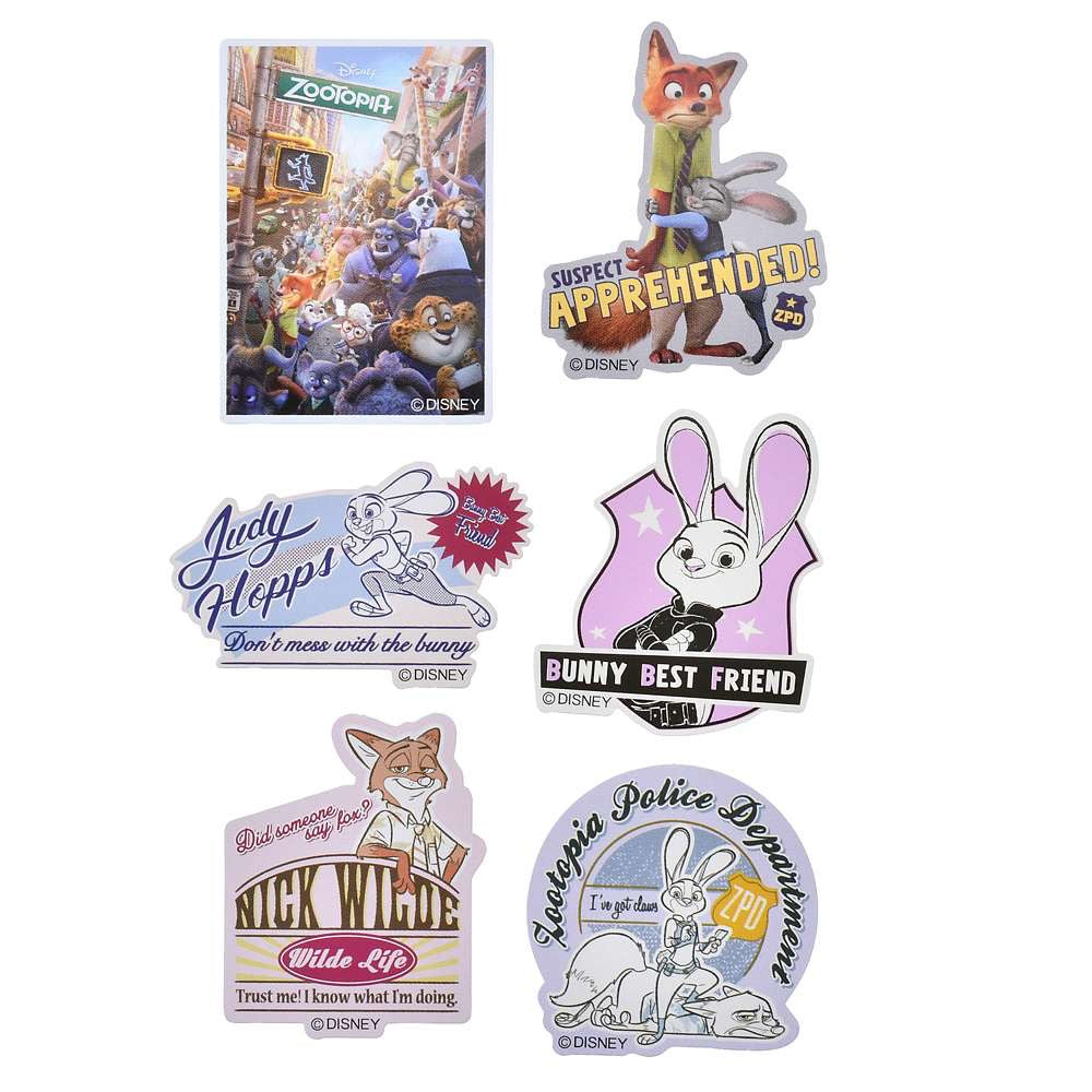 Zootopia/ 101斑點狗 & Lady 貼紙Set