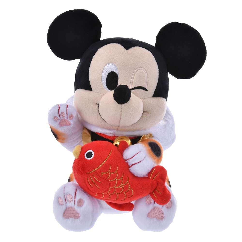 Mickey/ Minnie 招財貓公仔 迎春2025