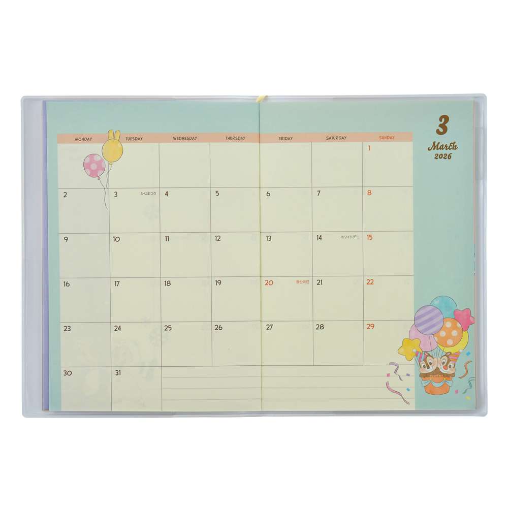 Chip & Dale B6 Schedule Book CALENDARS & ORGANIZERS 2026
