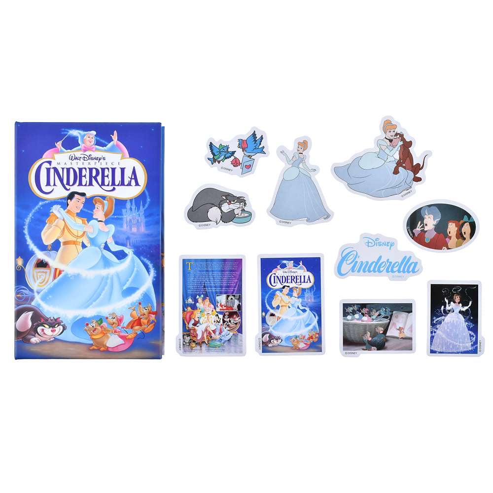Cinderella VHS Sticker Set Sticker Collection