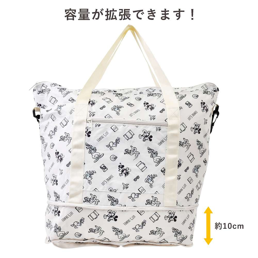 再販 Mickey & Friends 大容量 摺疊旅行單肩袋 DISNEY TRAVEL