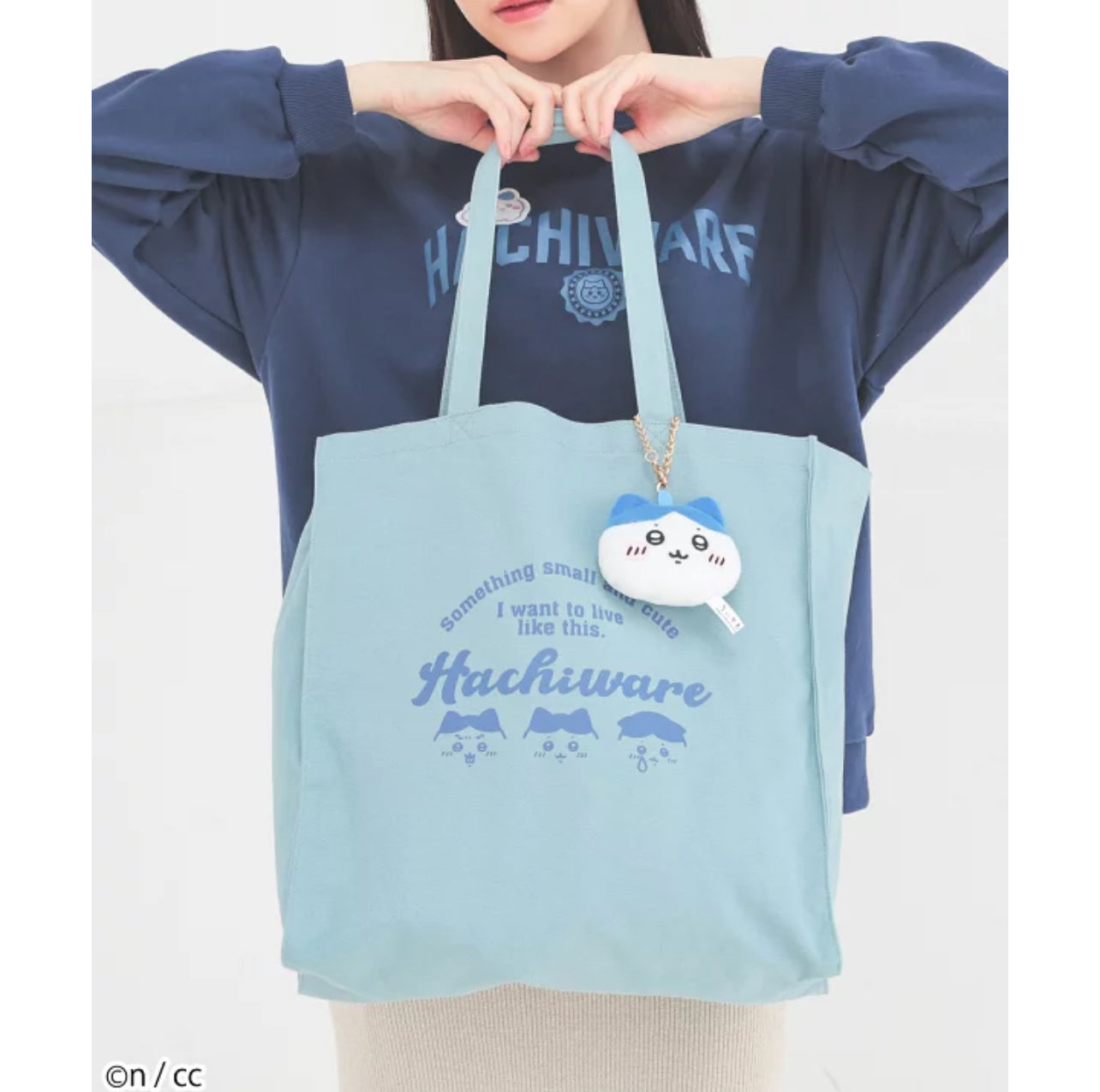 Chiikawa 小可愛 Tote Bag連公仔匙扣 ちいかわ