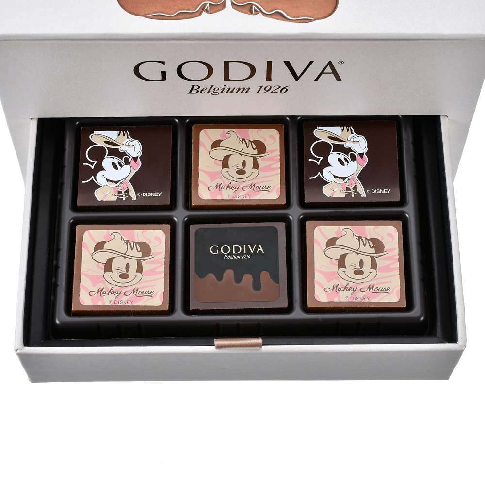 DISNEY VALENTINE GODIVA Mickey 朱古力餅乾禮盒18粒裝
