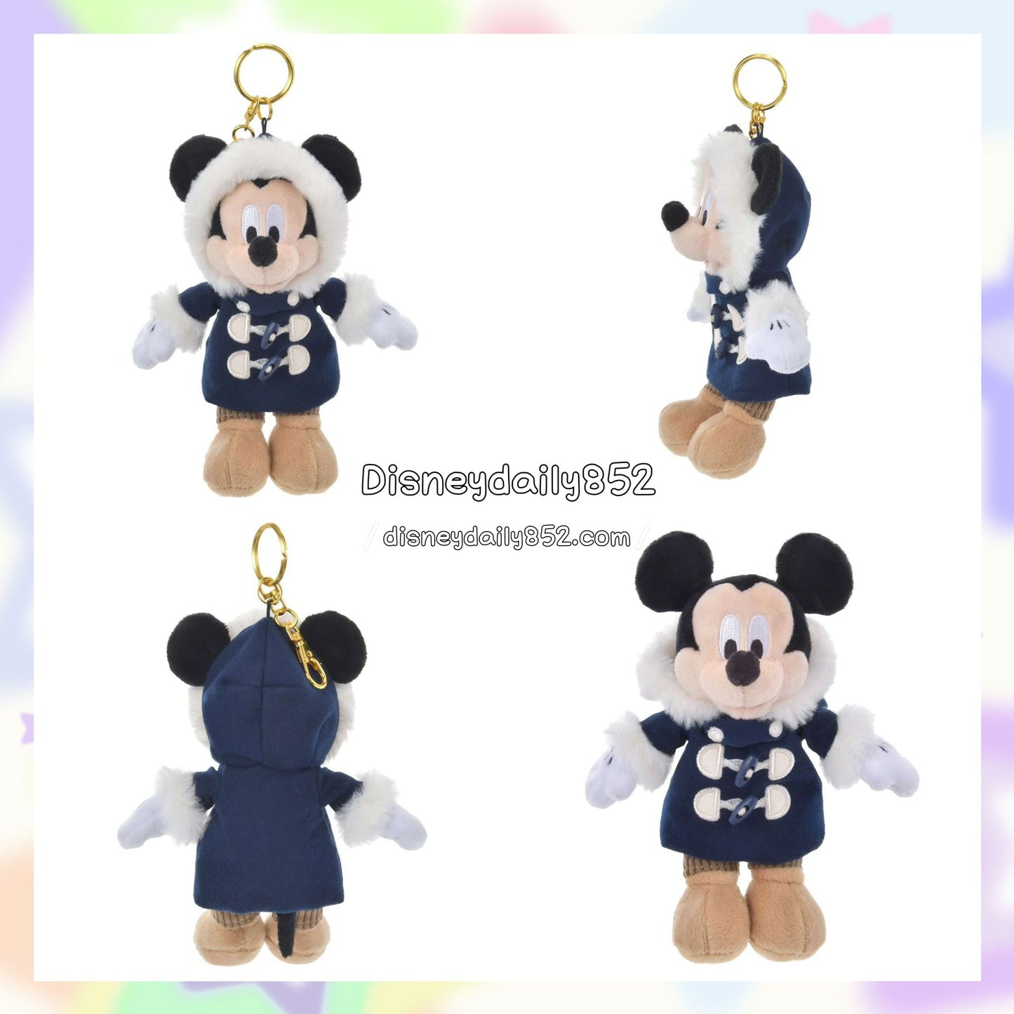 DUFFEL COLLECTION Chip/ Dale/ Mickey/ Pooh/ Stitch/ Mickey 匙扣