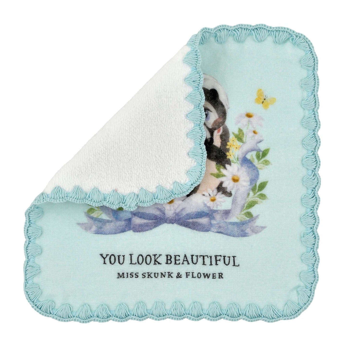 Flower & Ms Skunk 手巾仔 - DISNEY SPRING ROMANCE