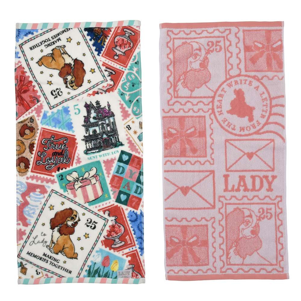 DISNEY CHRISTMAS HOLIDAY SEASON COLLECTION Stitch/ Lady/ Ms bunny 長毛巾Set