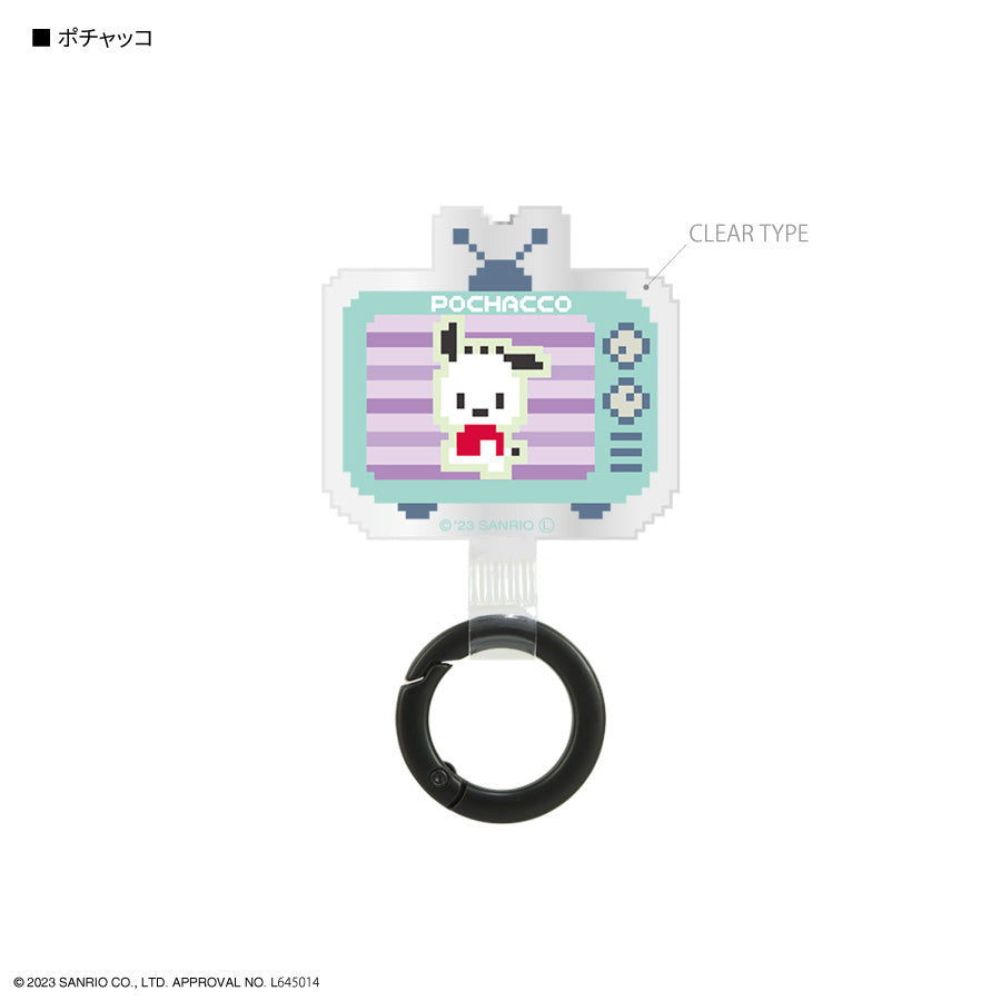 Sanrio 他媽哥池 Piexl 風格 電話掛繩扣 Kitty/ Melody/ Kuromi/ 布甸狗/ 玉桂狗/ PC狗/ 漁人/ XO/ AP鴨/ Keroppi/ Tuxedosam