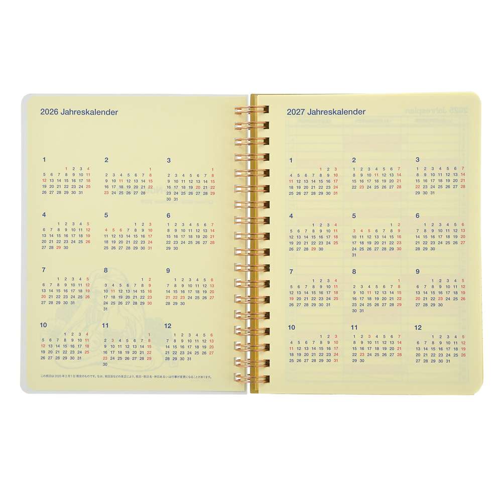 Rapunzel Rollbahn Schedule Book CALENDARS & ORGANIZERS 2026