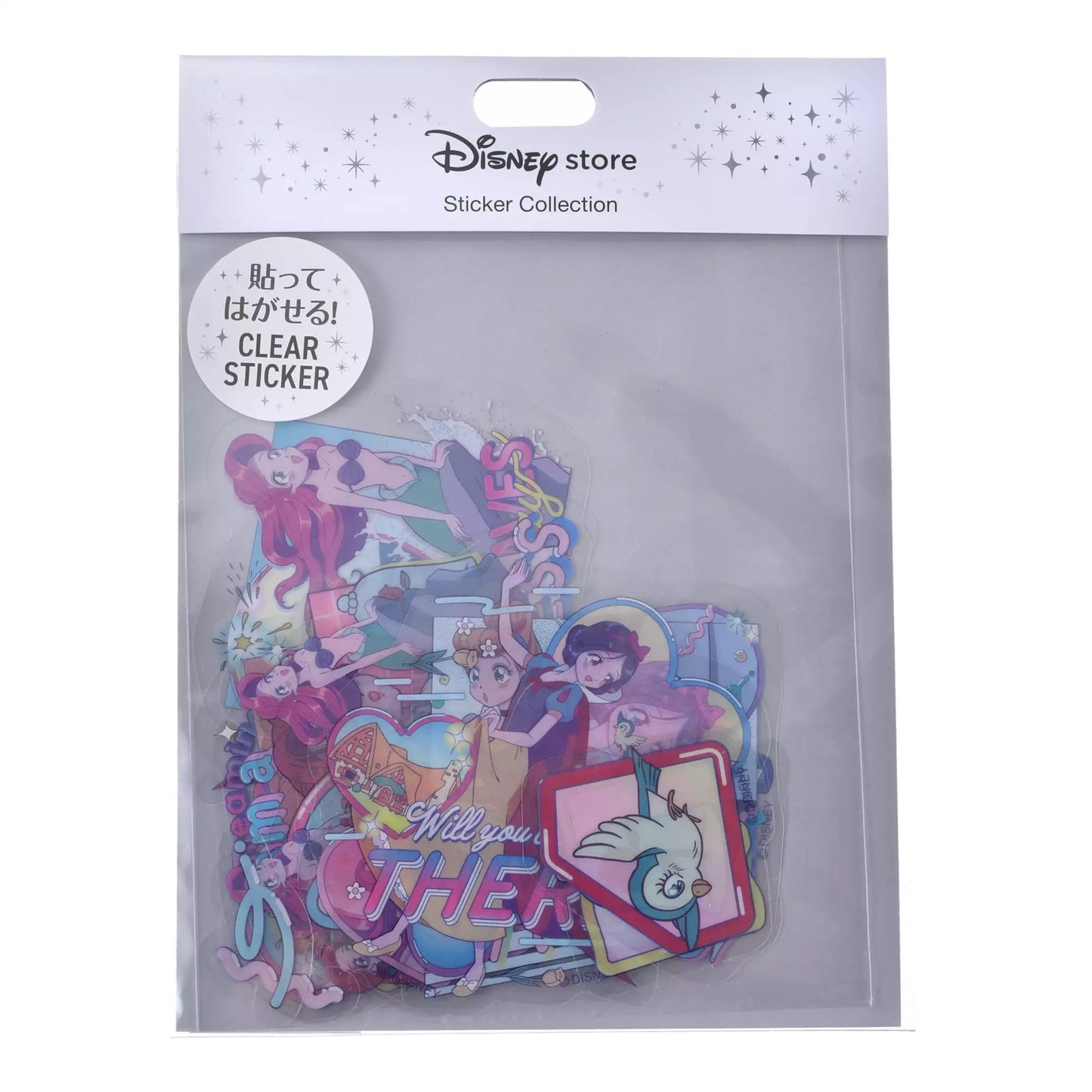 Baymax/ Stitch/ Marie & Dumbo & Bambi/ Princess 大貼紙套裝 Sticker Collection