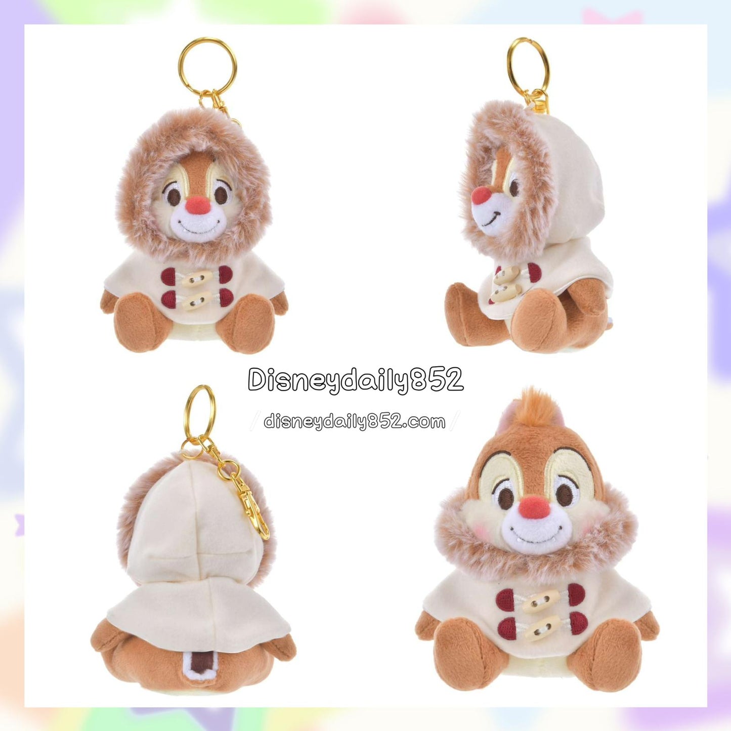 DUFFEL COLLECTION Chip/ Dale/ Mickey/ Pooh/ Stitch/ Mickey 匙扣
