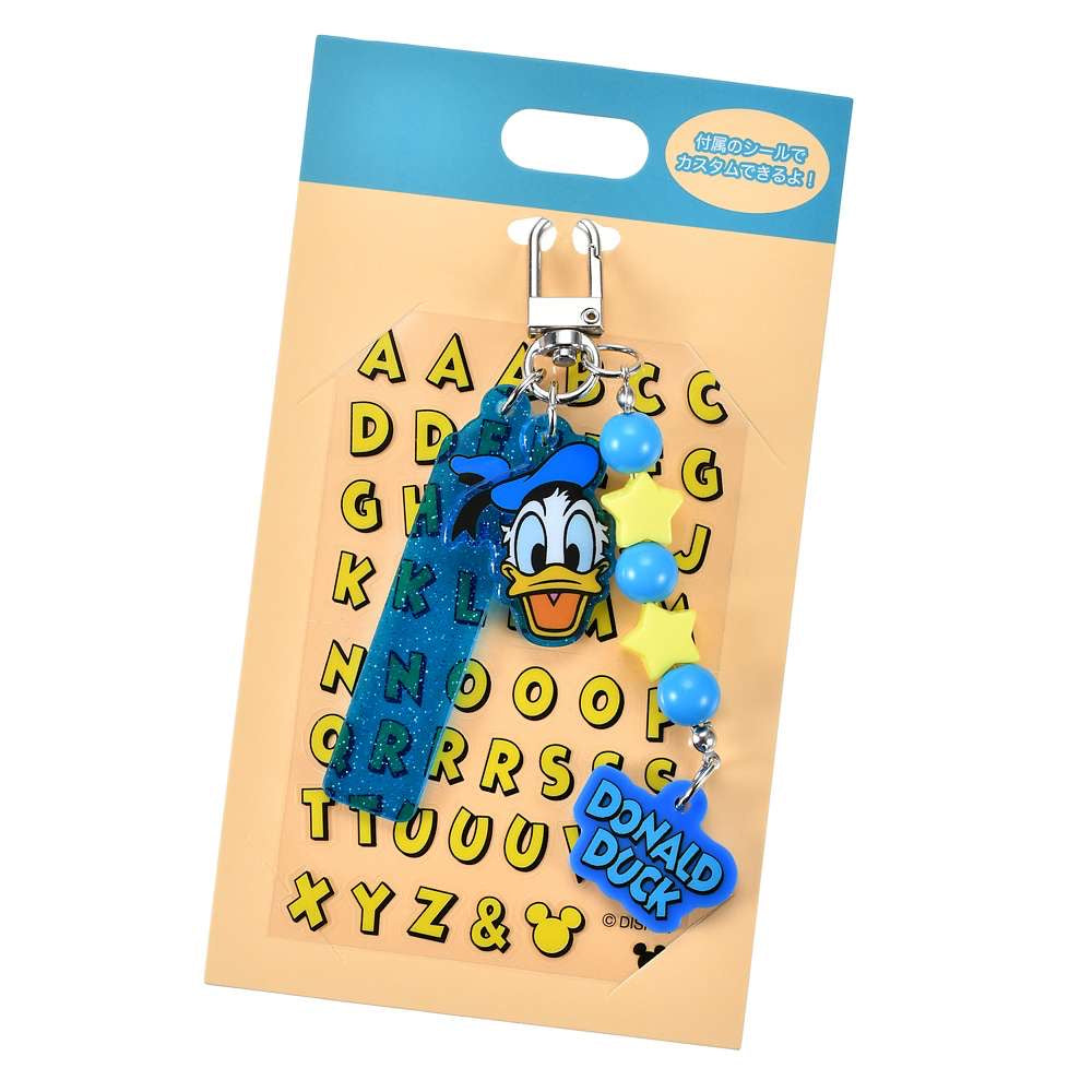 Mickey/ Chip & Dale/ Goofy/ Donald 名字貼鎖匙扣