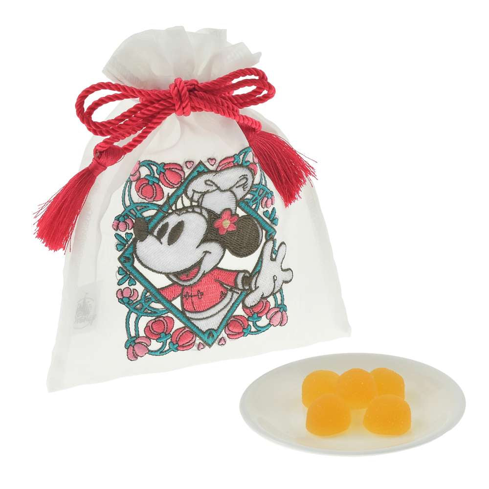 糖果連索袋 糖果連Pouch 草莓杏仁果凍禮盒 【HillValley】 爆谷 (杏仁豆腐) Minnie - ASIAN SWEETS