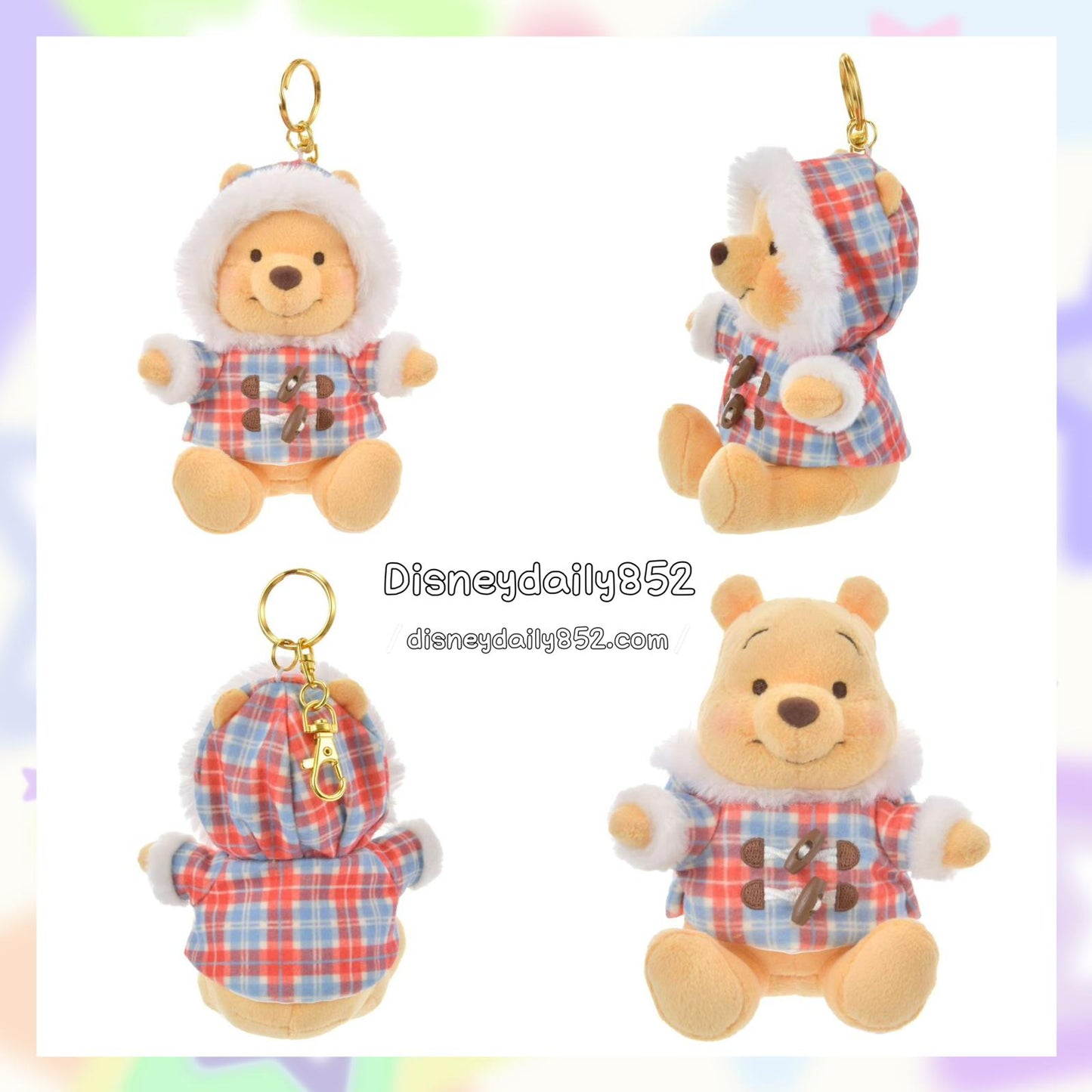 DUFFEL COLLECTION Chip/ Dale/ Mickey/ Pooh/ Stitch/ Mickey 匙扣