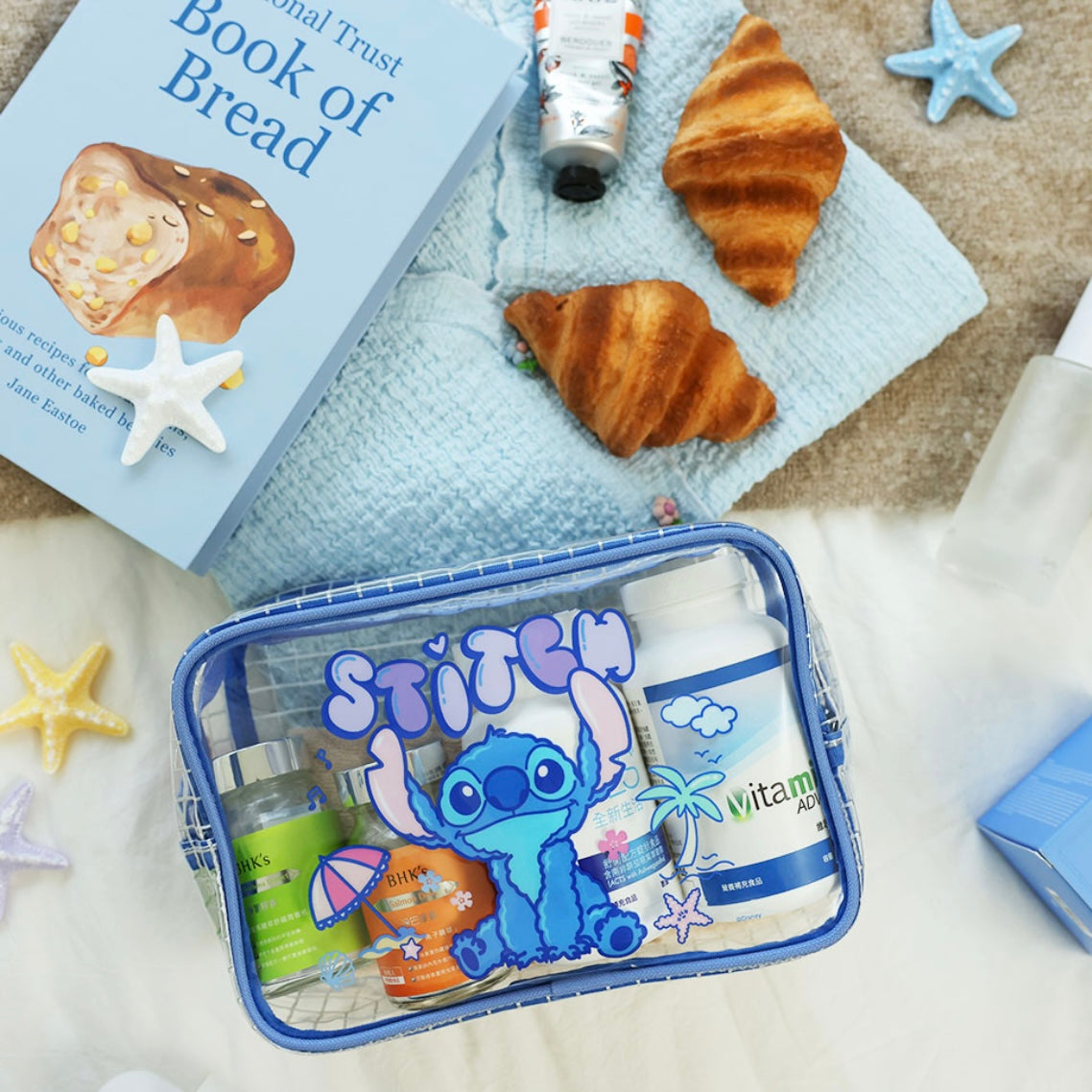 台灣 防水 Pouch Lucifer/ Pooh/ Marie/ Ariel/ Stitch