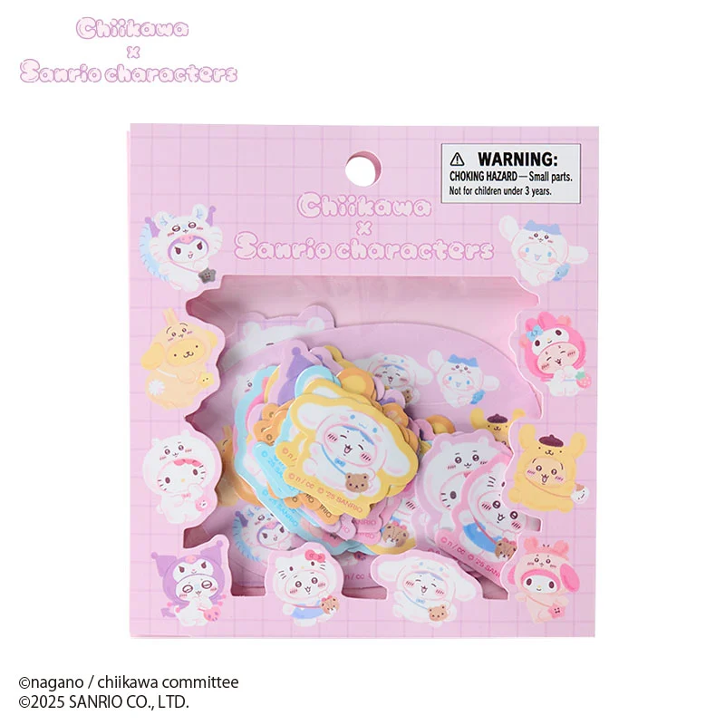 現貨 Sanrio x Chiikawa 小可愛 Sticker Set 7 月到貨 ちいかわ