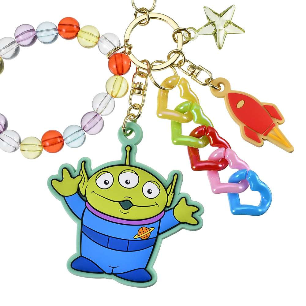 Key chain Fes 三眼仔/ Baymax/ Donald/ Stitch 珠鏈心心匙扣
