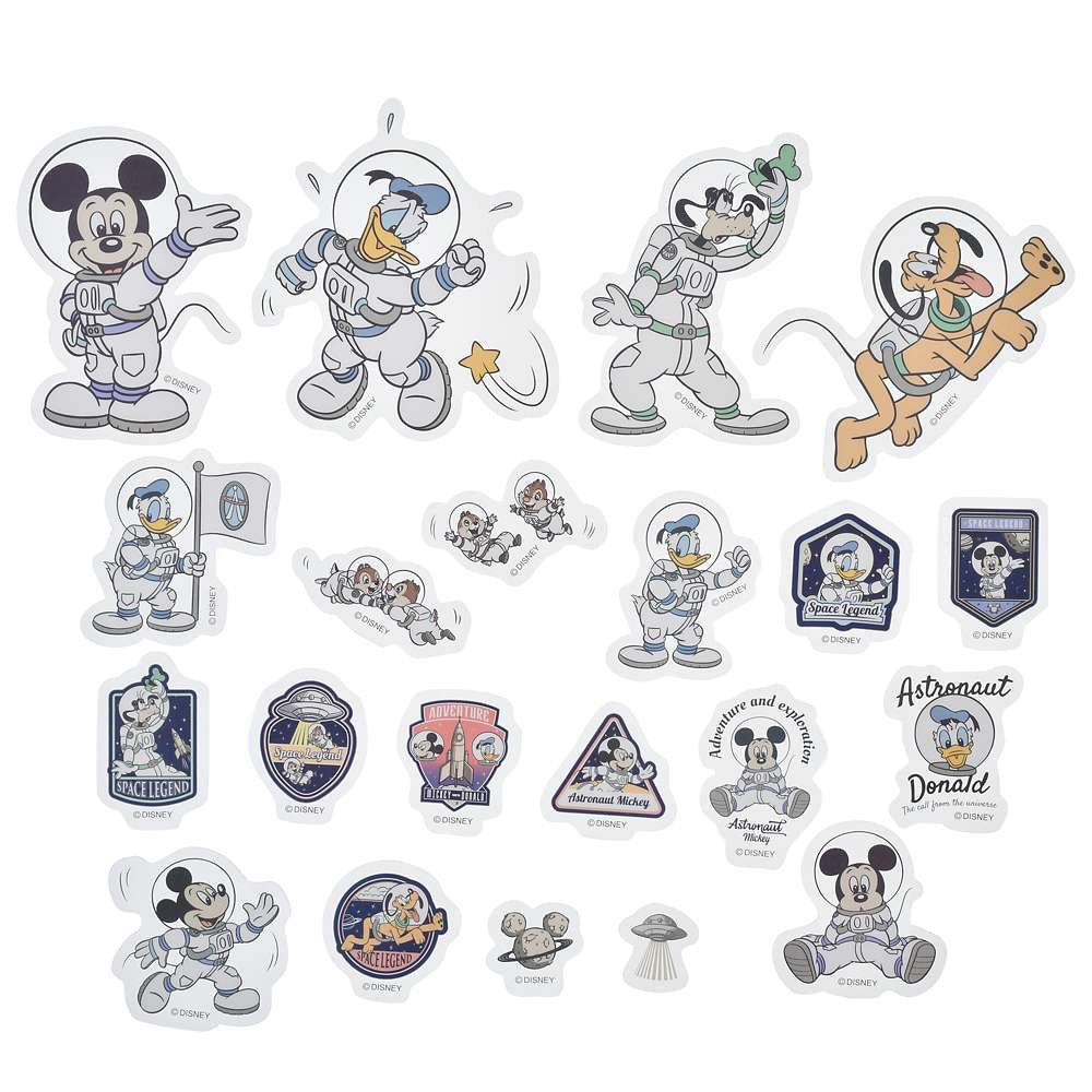 Beauty & the Beast/ Disney Cat/ MU/ Disney & Friends/ Space Mickey & Friends 大貼紙套裝