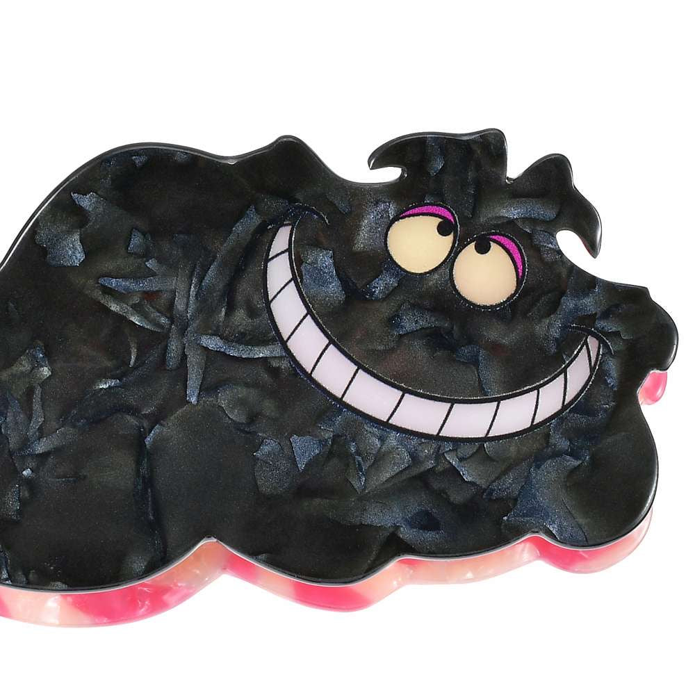 妙妙貓 雙面夜光髮爪夾 - Cheshire Cat