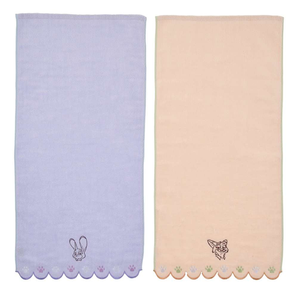 Chip & Dale/ Judy & Nick/ Lady & Tramp 長毛巾Set