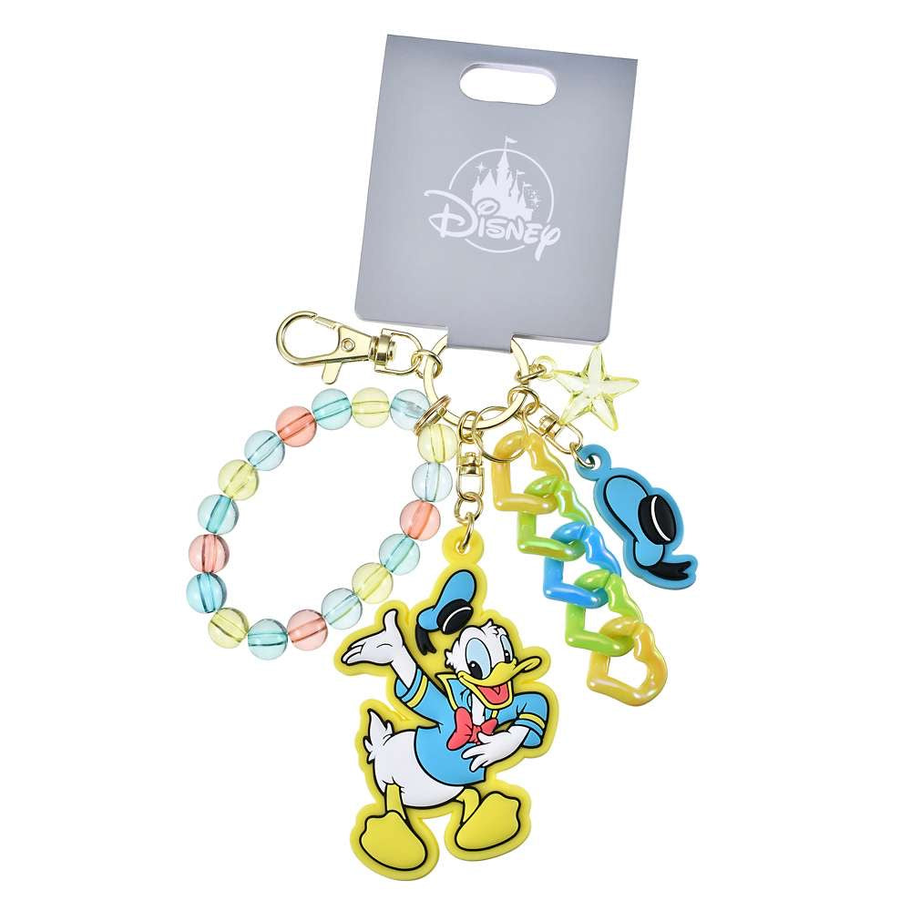 Key chain Fes 三眼仔/ Baymax/ Donald/ Stitch 珠鏈心心匙扣