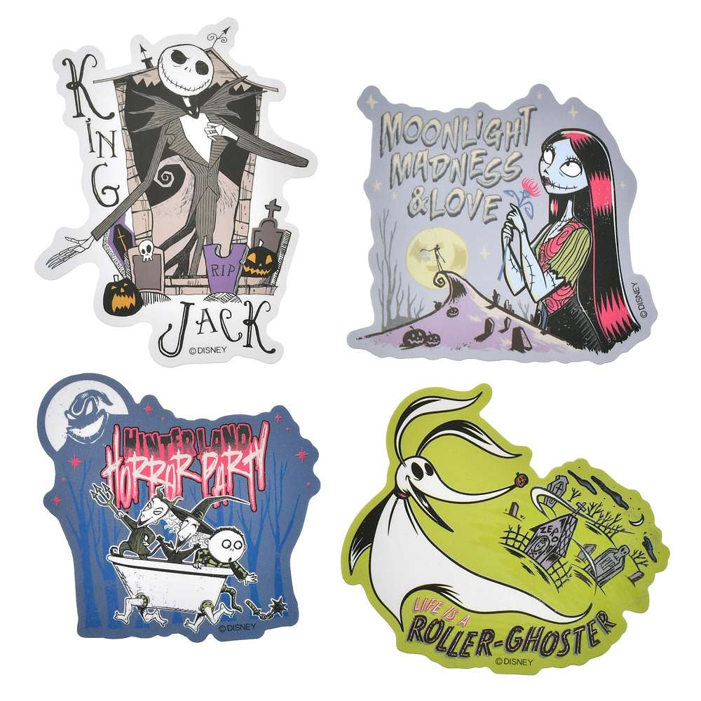 Jack/ Disney Dog/ Disney女孩 驚恐樣子/ Disney 奸人動物 - Sticker Set