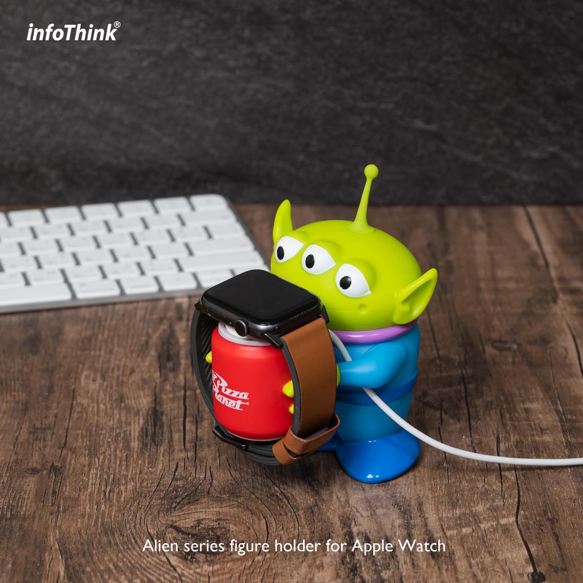 台灣 infoThink 公仔充電座for Apple Watch 三眼仔/ Hamm/ Rex/ Lotso