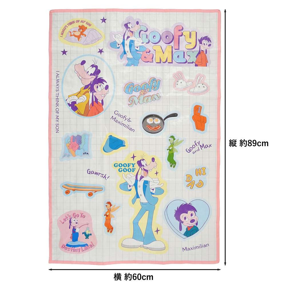 Goofy & Max 摺疊野餐墊連Pouch Goofy Birthday