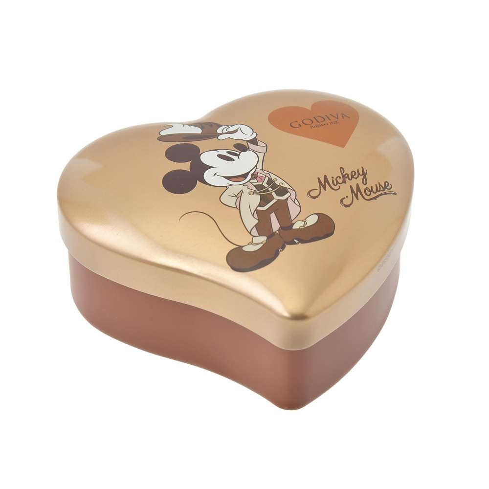 DISNEY VALENTINE Mickey GODIVA 心形朱古力禮盒