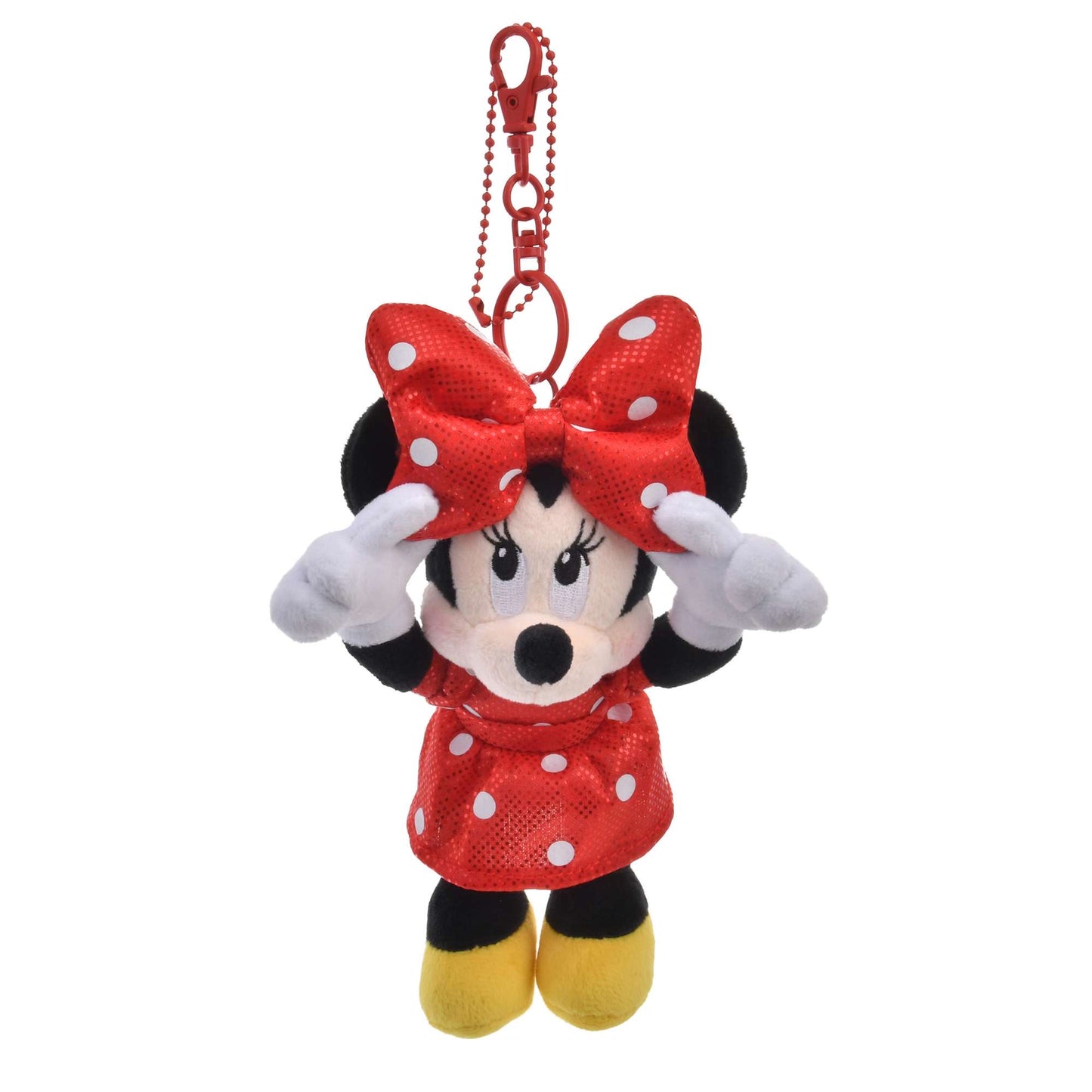 Minnie 掛飾 Minnie Dot Ribbon