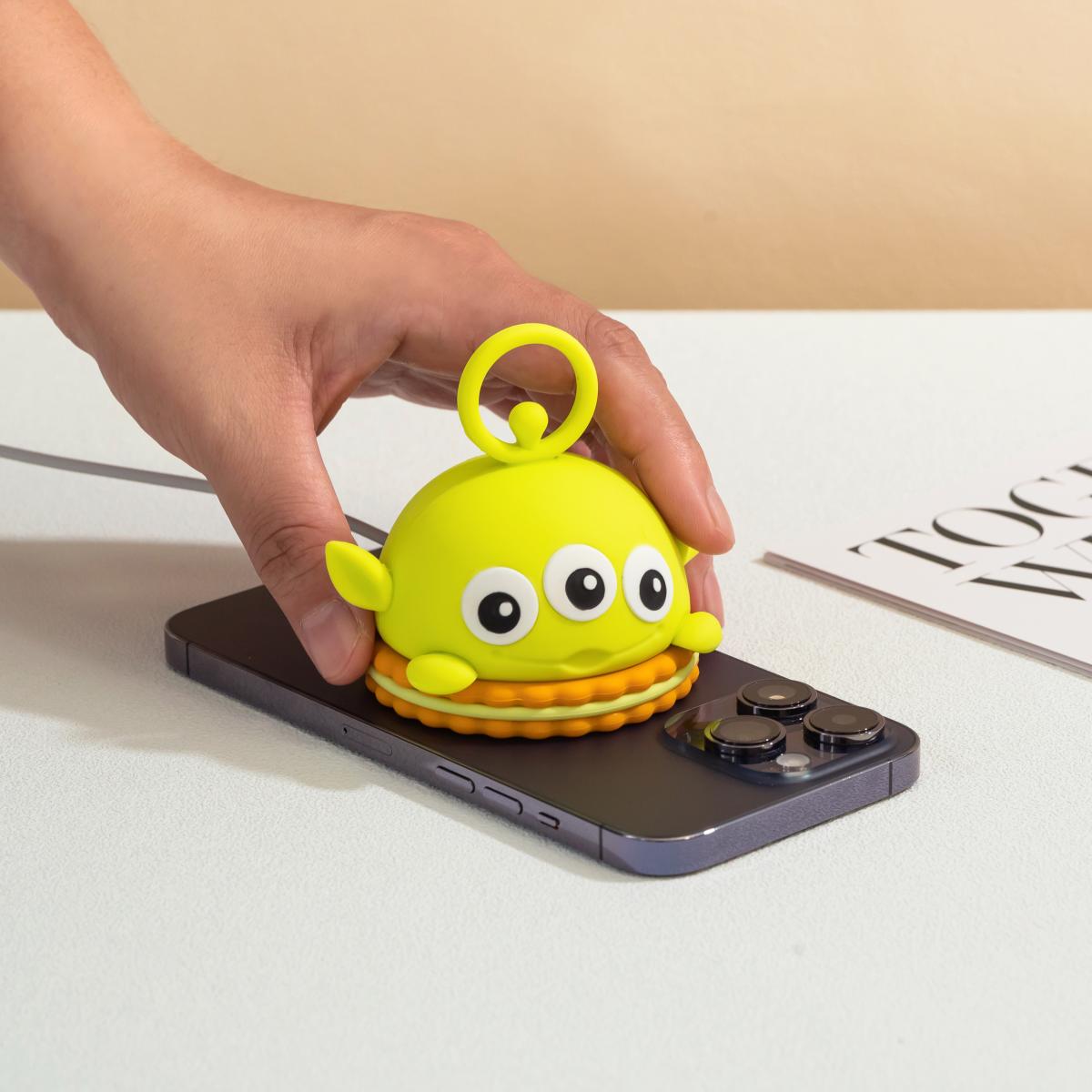特價 台灣 infoThink Disney系列餅乾造型Magsafe磁吸充電座 三眼仔Alien/ 史迪奇Stitch/ 維尼 Pooh/ 熊抱 Lotso