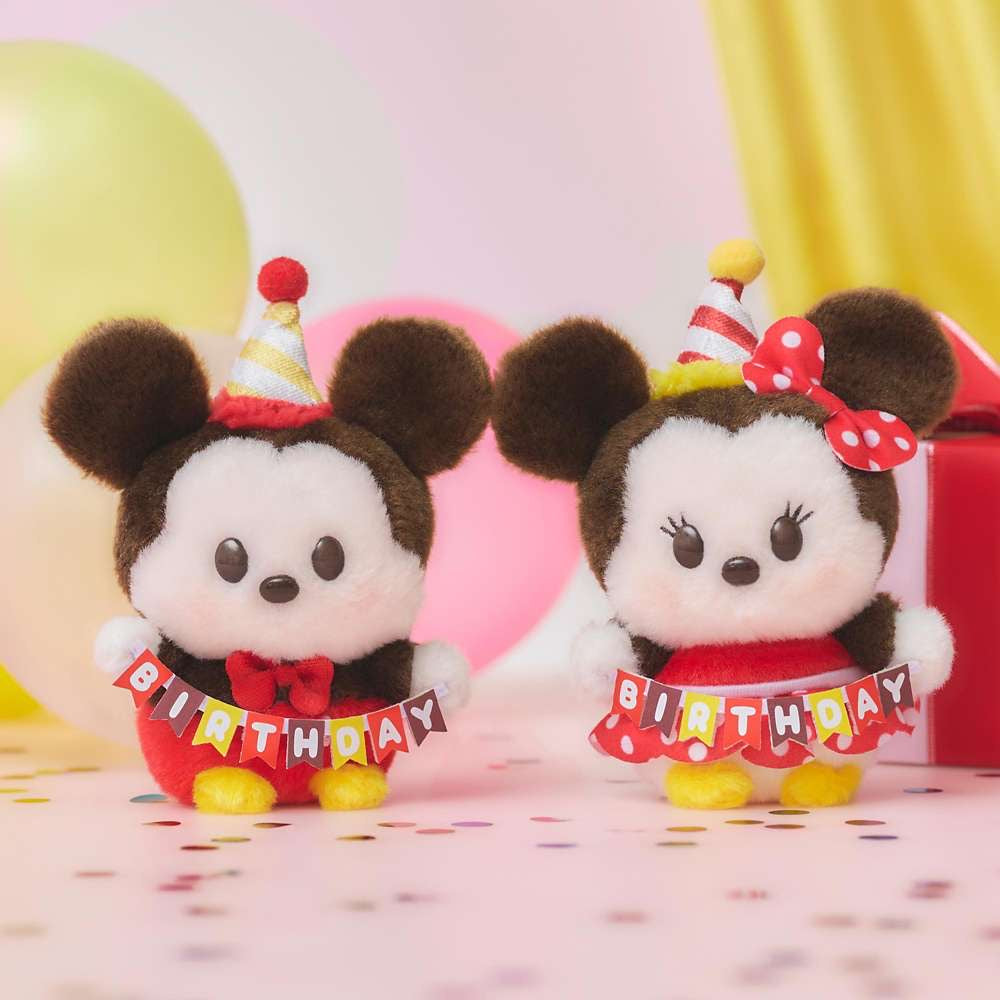 Mickey/ Minnie 豆豆眼公仔 - Mickey & Minnie Birthday