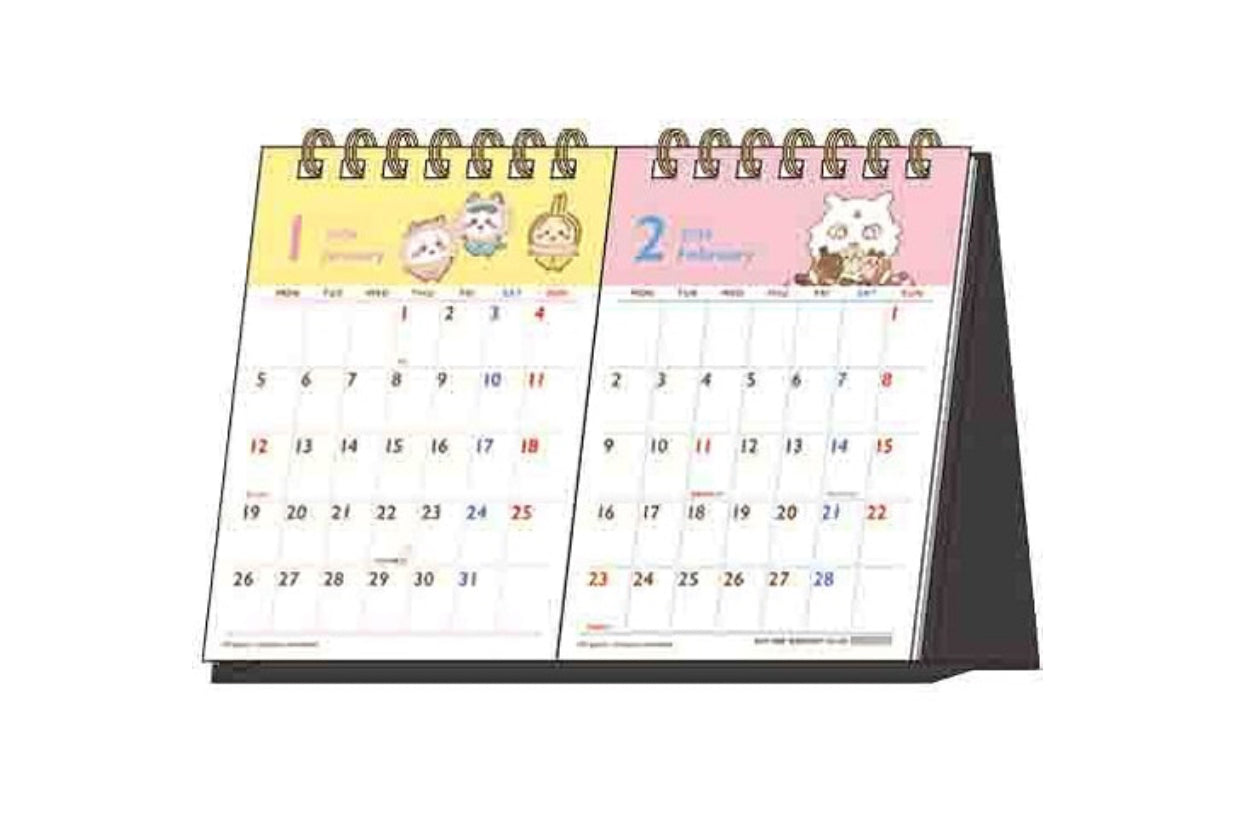 Chiikawa| 小可愛 雙頁座枱月曆 2026 Calendar ちいかわ