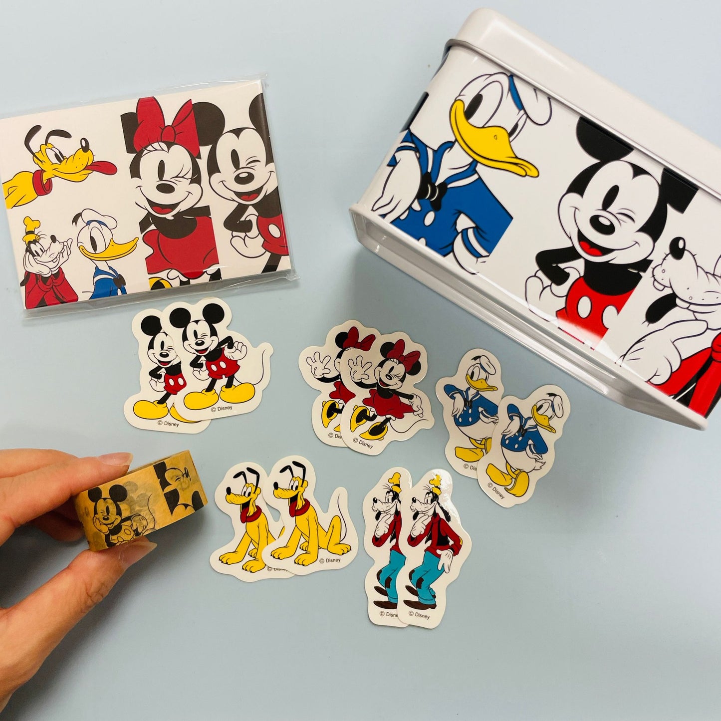 贈品 Disney Sticker鐵罐連貼紙MT Memo