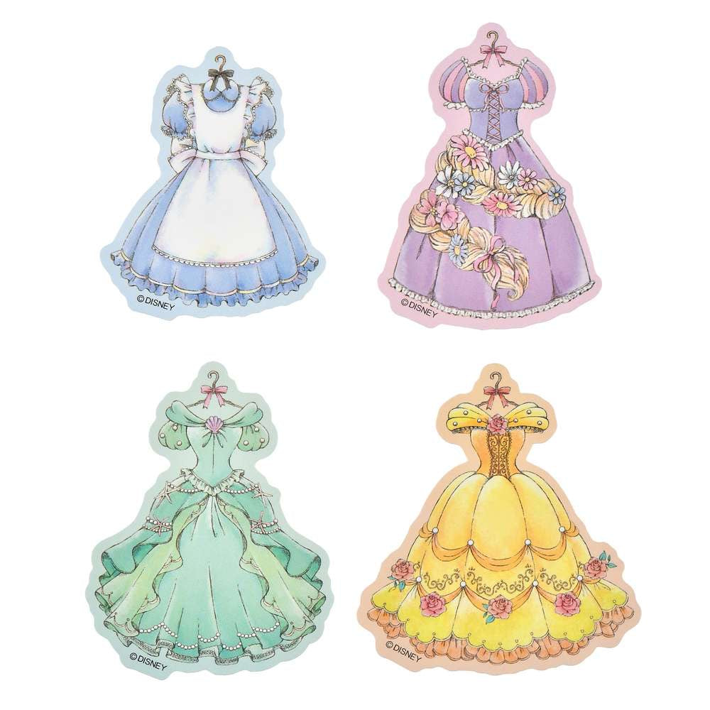 Pooh/ Chip & Dale/ Alice/ 公主裙/狐狸們/ Chip Dale & Baymax & Stitch 大貼紙Set