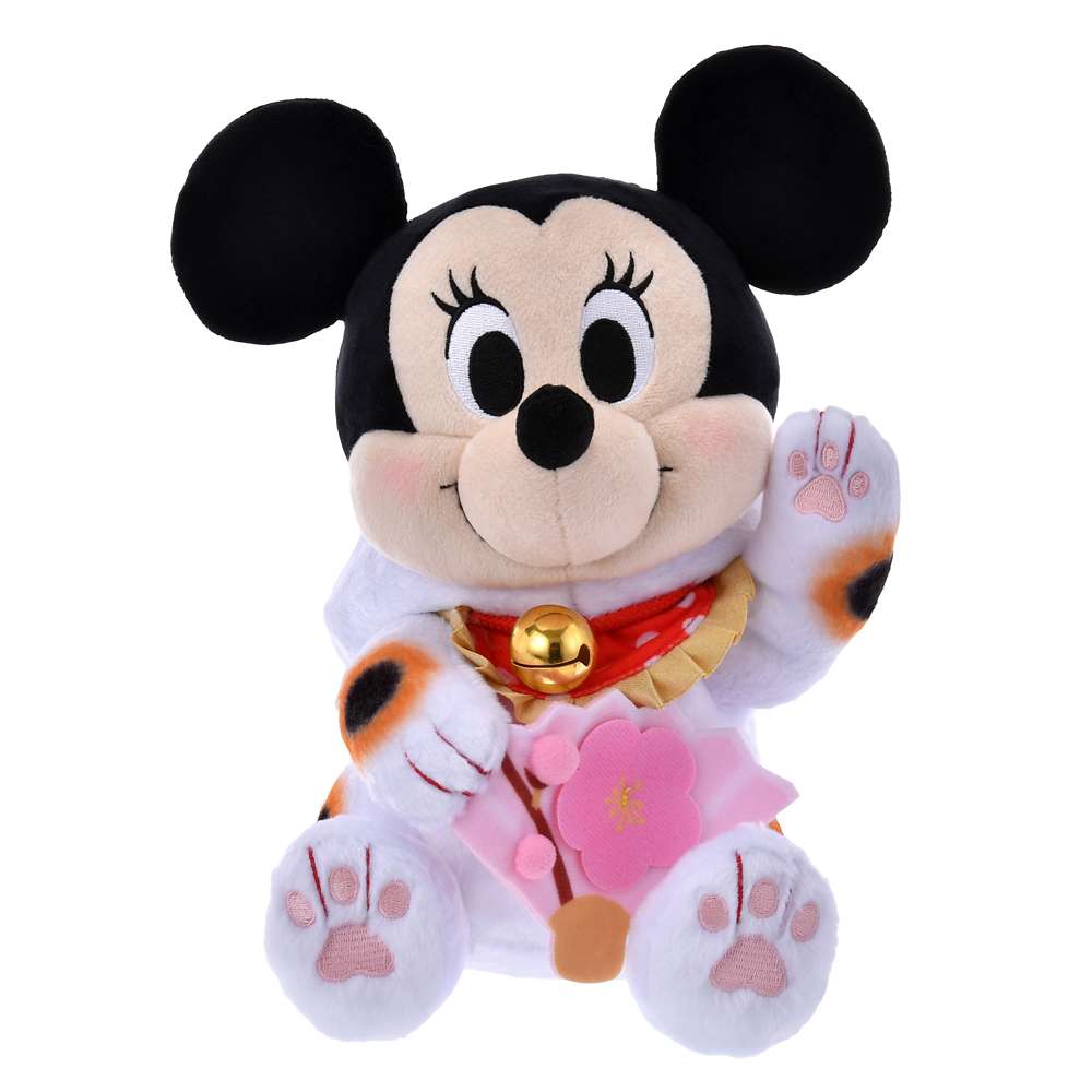 Mickey/ Minnie 招財貓公仔 迎春2025