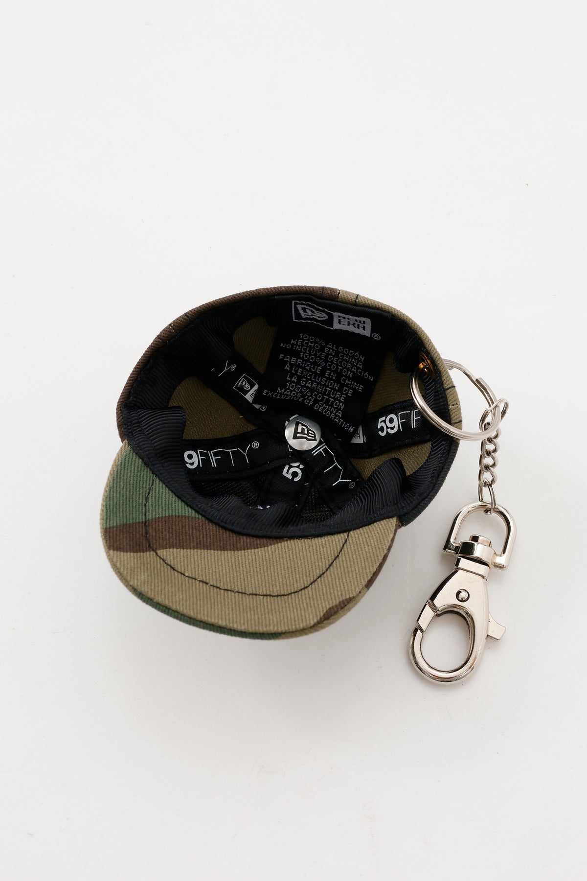 24/10 Chiikawa 迷你鑰匙圈 NEW ERA® CAP KEY HOLDER ちいかわ WOODLAND CAMO