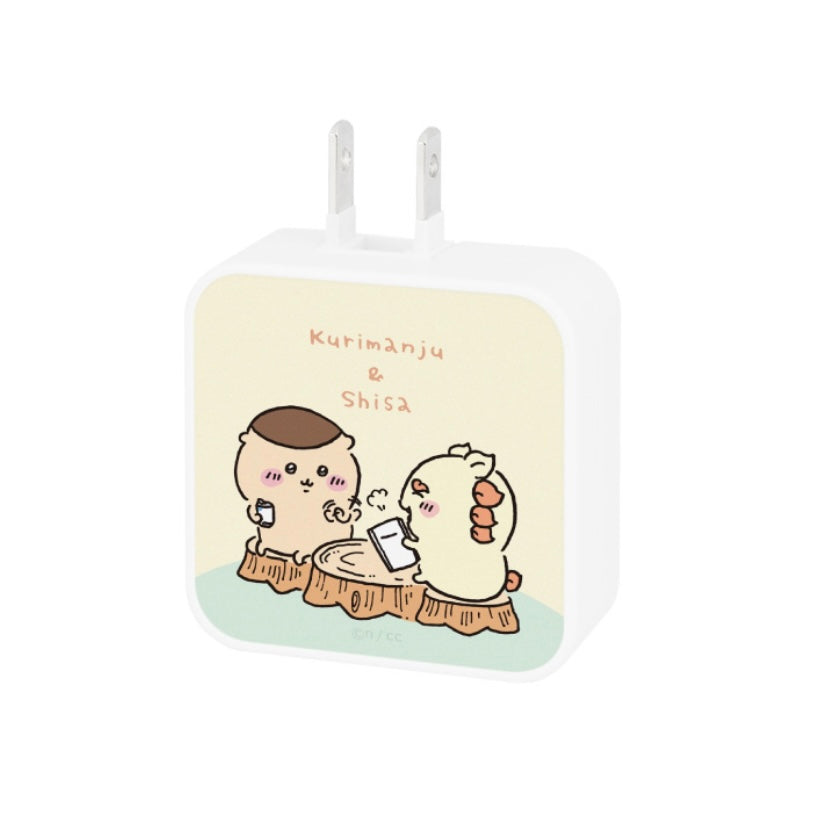 Chiikawa 2腳日本用 USB / USB Type-C AC Adapter (旅行用)