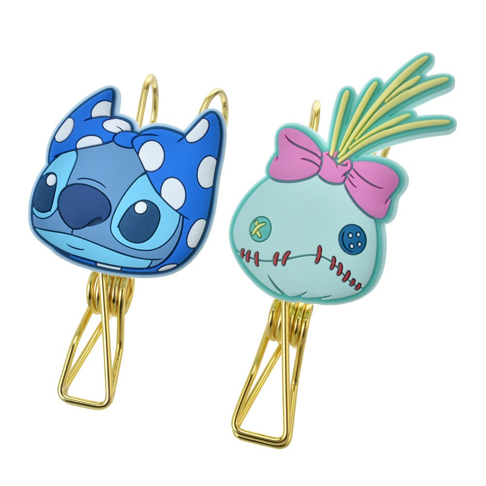 現貨 掛勾夾Set Disney Stitch&Scramp OHANA LIFE