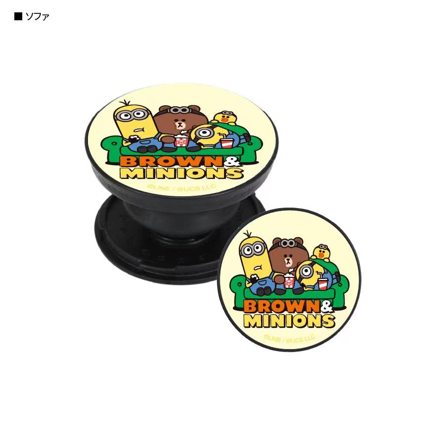 BROWN&MINIONS POCOPOCO 伸縮多用途 Phone Ring