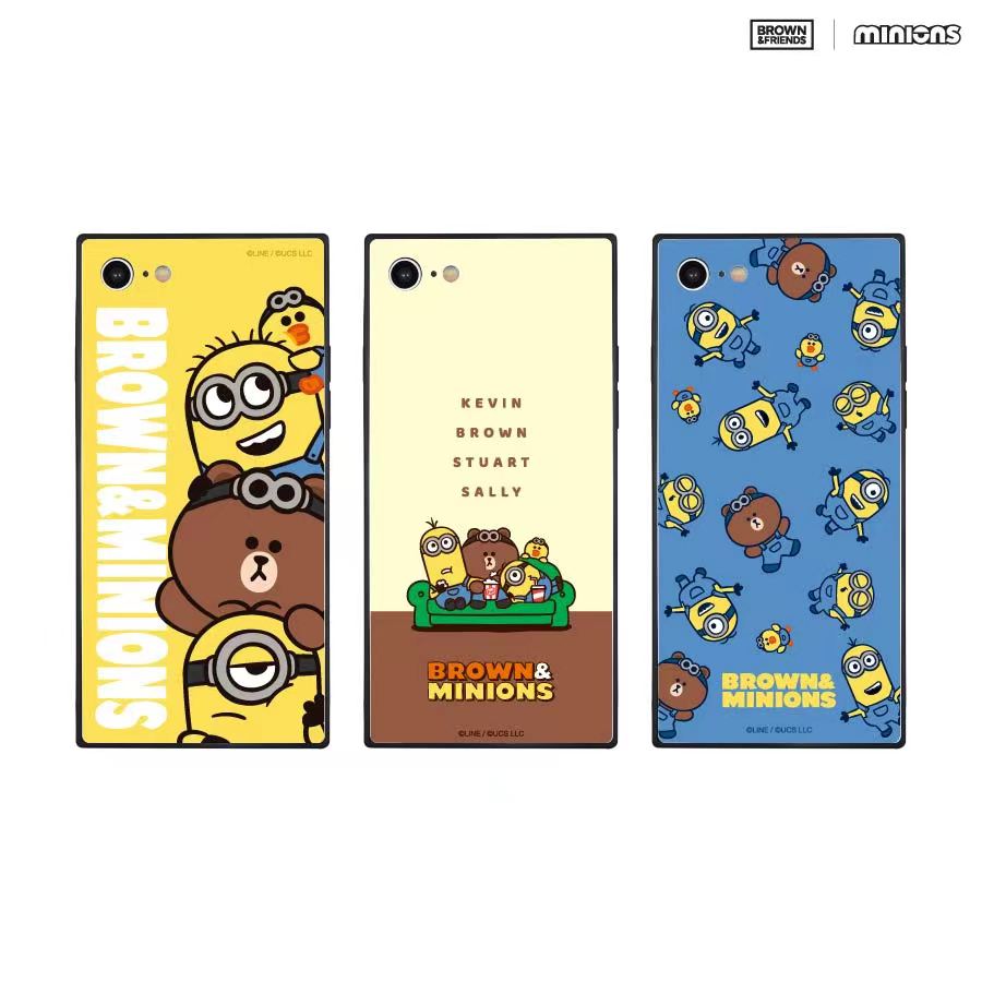 BROWN&MINIONS iPhone case iPhoneSE(第2世代)/8/7