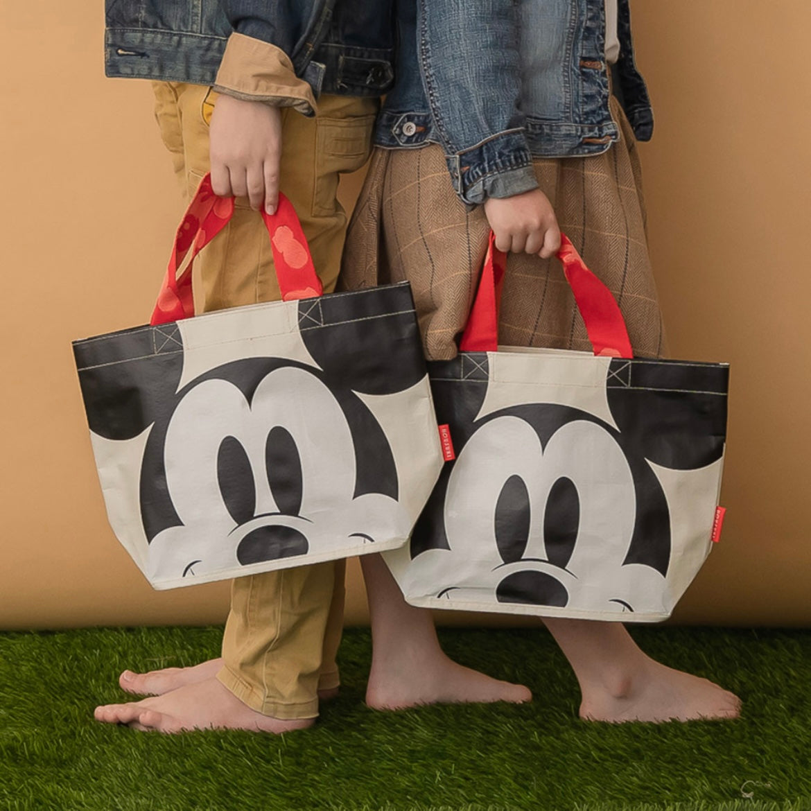 台灣 Mickey大臉小提袋