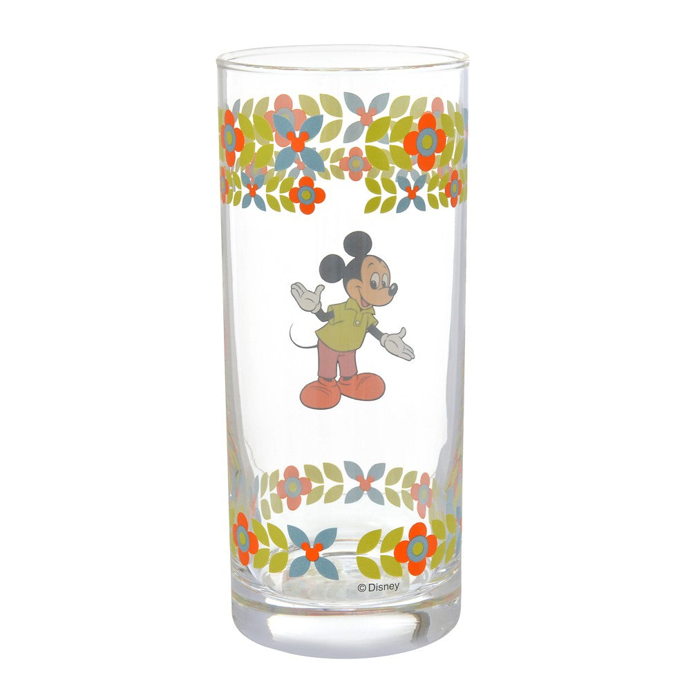 Retro-Cafe 喫茶店 Mickey/ Minnie 長身玻璃杯