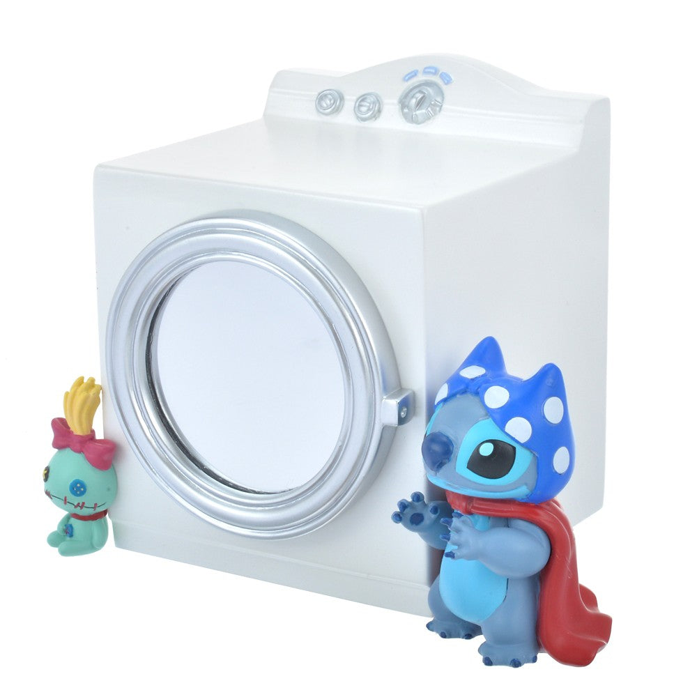 洗衣機連鏡 收納擺設 Disney Stitch&Scramp OHANA LIFE