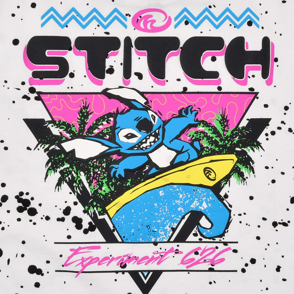 大人短袖Tee Disney Stitch&Scramp OHANA LIFE