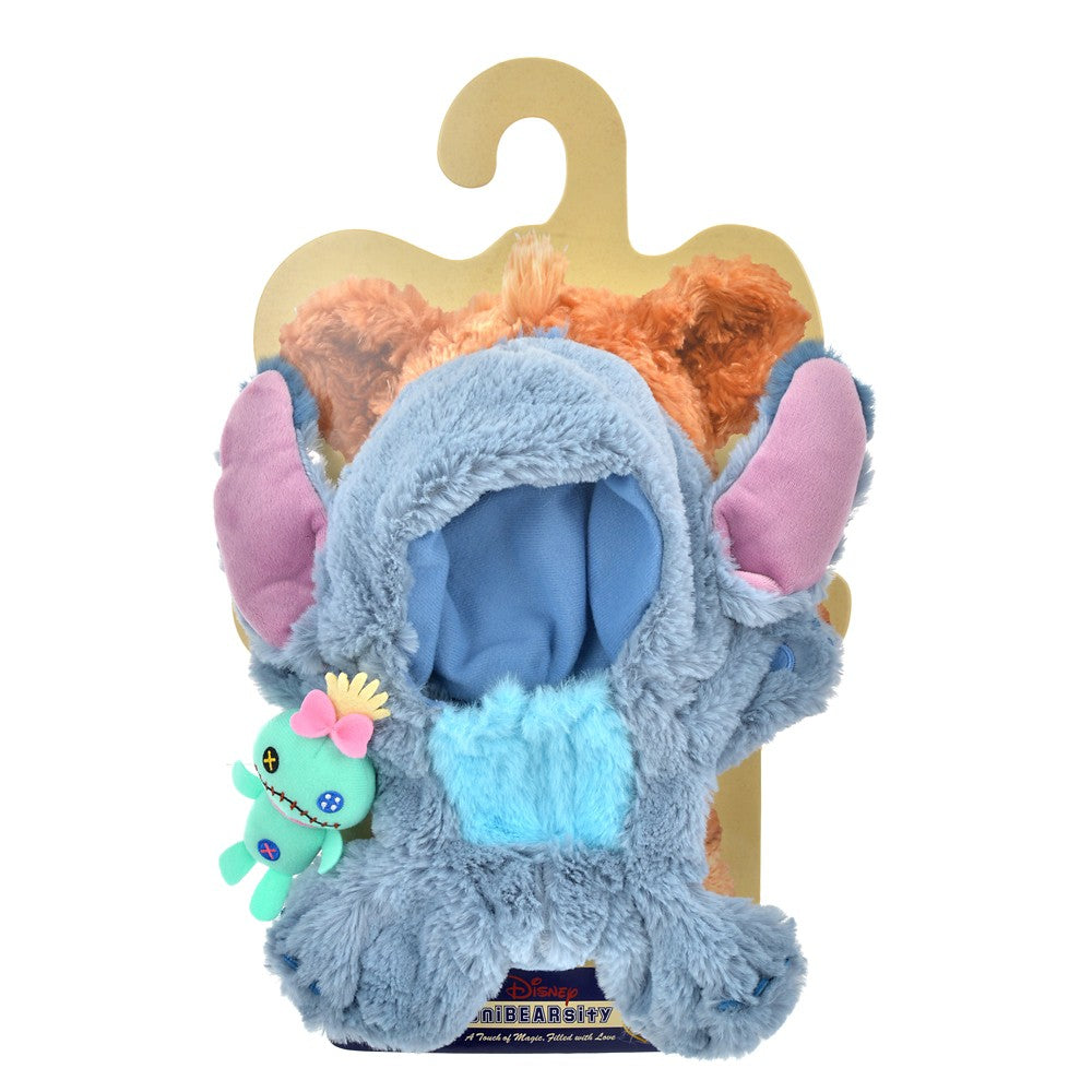 Unibearsity 公仔S size著替 Disney Stitch&Scramp OHANA LIFE
