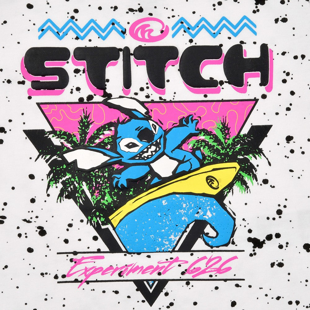 童裝短袖Tee Disney Stitch&Scramp OHANA LIFE