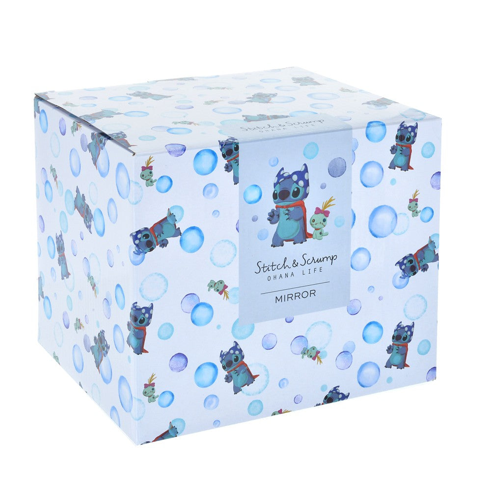 洗衣機連鏡 收納擺設 Disney Stitch&Scramp OHANA LIFE