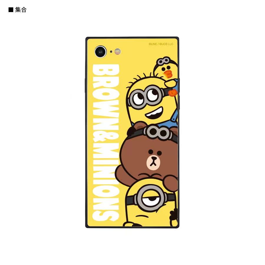 BROWN&MINIONS iPhone case iPhoneSE(第2世代)/8/7