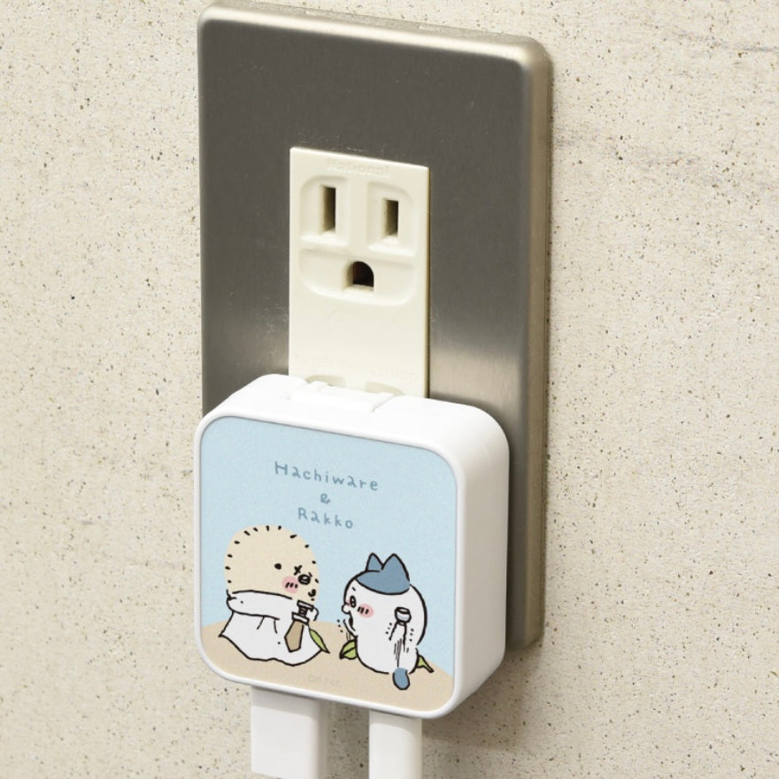 Chiikawa 2腳日本用 USB / USB Type-C AC Adapter (旅行用)